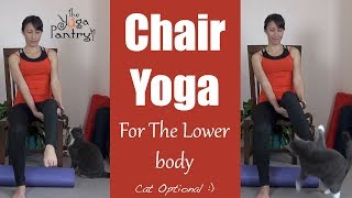 Chair Yoga for the lower body [upl. by Schaaff]