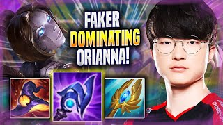 FAKER DOMINATING WITH ORIANNA  T1 Faker Plays Orianna MID vs Sylas  Season 2022 [upl. by Siri]