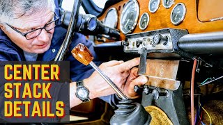 Heater Control Details and a DIY Center Plate  Triumph TR4 Interior Restoration  WEGS GARAGE [upl. by Rudolfo]