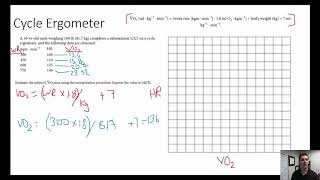 Estimating VO2max with Sub max cycle ergometer test [upl. by Oinotnaesoj239]