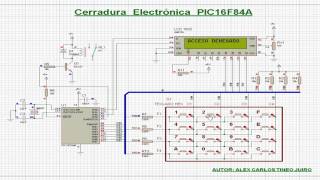 Cerradura Electrónica PIC16F84A [upl. by Faye]