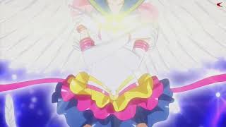 Sailor Moon With all the Sailor Senshi star seed over the universe vs Chaos [upl. by Aihseyn]