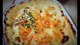 French Potato Gratin With Comte amp Gruyere Cheese  French Bistro Recipes [upl. by Earezed]