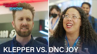 Do DNC Dems Have a Vision Past Soaking Up the Joy Jordan Klepper Investigates  The Daily Show [upl. by Koenig132]