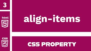 CSS Property  alignitems explained [upl. by Zippel703]