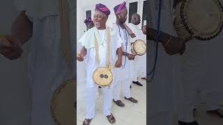 OONI OF IFE PALACE DRUMMERS CELEBRATE FIRST DAY OF SECLUSION ooniofife olojofestival2024 [upl. by Erehpotsirhc]