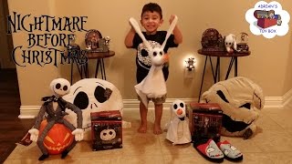 JACK SKELLINGTON DISNEY NIGHTMARE BEFORE CHRISTMAS HUGE COLLECTION FROM WALGREENS  TOY REVIEW [upl. by Stanly]