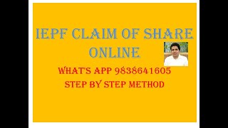 Online IEPF Claim of Shares and Dividend  Filling of MCA 21 Login and Form 5 Step By Step Process [upl. by Tneicniv]