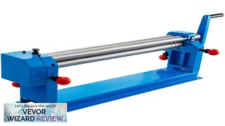 VEVOR 24 in Slip Roll Roller Metal Plate Bending Round Machine Slip Review [upl. by Landau789]