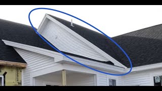 How to install vinyl siding over a roof [upl. by Sorensen]