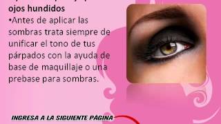 Maquillaje para los Ojos Hundidos Como Maquillarse los Ojos [upl. by Airlia]