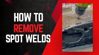 How to Remove Spot Welds Must Know Tips and Tricks [upl. by Assyram40]