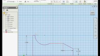 How to apply dimensions to your sketches AutoDesk Inventor Beginner [upl. by Ellatnahc]