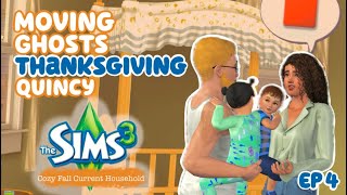 The CUTEST thanksgiving celebration 🧡 Playing my Sims 3 savefile during Thanksgiving week [upl. by Enneibaf]