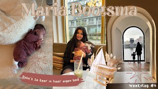 WEEKVLOG 4  Weer een nachtje naar Amsterdam en Rosa’s 1e nacht in haar eigen bed [upl. by Wailoo429]