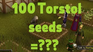 Loot from 100 Torstol seeds [upl. by Jenn144]