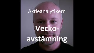 Avstämning Huvudportföljen vecka 44 2024 [upl. by Alicsirp]