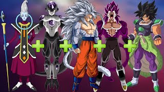 Fusion of  Whis  Black Frieza  Silver SS4 Goku  Ego SS4 Vegeta  Broly  Who is Strongest 🤔 Dbz [upl. by Ilellan]