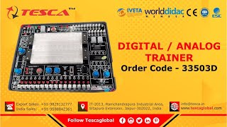 Digital  Analog Trainer  BreadBoard Trainers  Tesca 33503D [upl. by Elylrac]