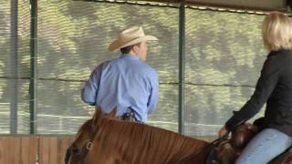 Texas Horse Report Reining Training Session [upl. by Aivital683]