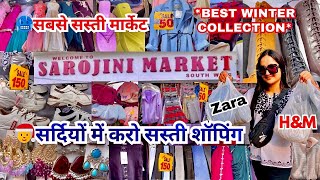 Sarojini Market Winter Collection With Shop no2024Branded ClothesBoots amp Shops IThat Pinkish Girl [upl. by Aliuqa462]