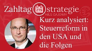 Kurz analysiert Steuerreform in den USA und die Folgen [upl. by Weinhardt]