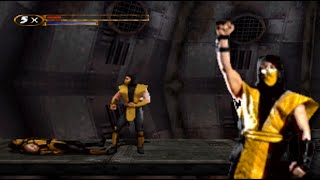 Mortal Kombat Mythologies human Scorpion VS undead Scorpion [upl. by Hillel]