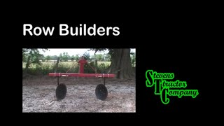 Heavy Duty Row Builder ft The Bayou Gardener  Stevens Tractor Company [upl. by Ailekat14]