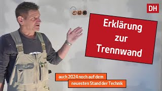 DIY StänderwandTrennwand selber bauen W112  Erklärung Teil 2  DH  Trockenbau [upl. by Anilad729]