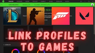 Link Profiles to Games Automatically  Razer Synapse Tutorial [upl. by Brok]