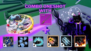 Combo One Shot With Canvander And All Melee  Blox Fruits update 17 3 [upl. by Annehcu191]