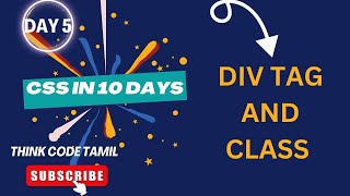 CSS DIV CLASS IN TAMILHTML CSS USING DIV TAG [upl. by Adieren6]