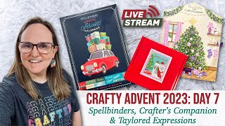 Day 7 🔴 Crafty Advent 2023 craftyadvent2023  Craft Advent Calendars Vlogmas [upl. by Finnie]