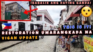 Mga Heritage Houses and Mansions sa Vigan Under Restoration na [upl. by Alegna470]