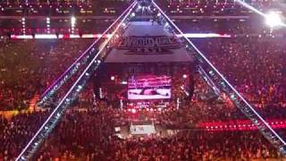 Wrestlemania 26  Undertaker goes 180HUGE celebration [upl. by Amber]