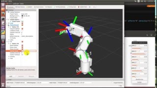 ROS Demostrate PMC 6axis robot model in Rviz [upl. by Helali]