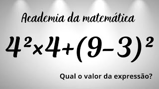 🔥 MATEMÁTICA BÁSICA  Qual o valor da expressão [upl. by Kenney]