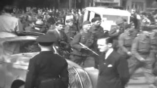 Captured Nazis In Paris France 03031945 full [upl. by Llemij]