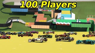 I Made 100 Players Suffer on my Newest Creation [upl. by Neerihs]