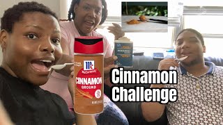 EXTREME CINNAMON CHALLENGE winner gets 20 [upl. by Eirena]