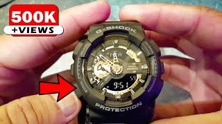 How to set the Date amp Time on Casio Gshock 5146 5425 Analog and Digital  GA110 [upl. by Azirb]