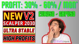 Scalper 2030 PRO EA MT4 Setting and Backtest  FX STORE EA [upl. by Carboni427]