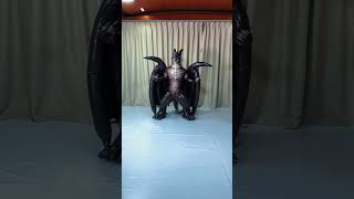 Brown dragon man inflatable costume this is another style inflatablecostume dragonman [upl. by Eiralam]