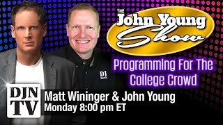 Matt Wininger Performing For College Aged Crowds And Teen Events The John Young Show on DJNTV 29 [upl. by Albert]