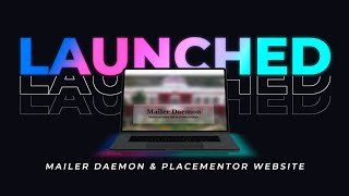 Mailer Daemon Official Website  Launched  Link in the description [upl. by Elison]