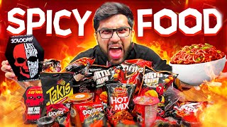 EATING SPICY SNACKS FROM DIFFERENT BRANDS [upl. by Nnaul]