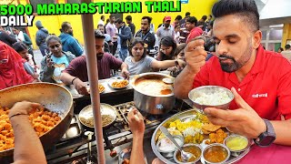 Indias Biggest Food Tour Ep36 😍 Maharashtrian Thali Touch Screen Chaat  Kolhapuri Highway Dhaba [upl. by Zebe]