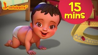 சாய்ந்தாடம்மா and more  Tamil Rhymes amp Baby Songs Collection  Infobells [upl. by Kronfeld]