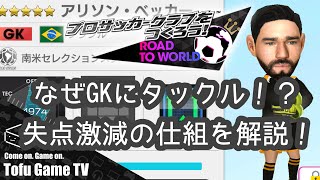 【サカつくRTW】何故SWCC上位陣はGKにタックルをつけるのか！失点激減の仕組みとおすすめタックルを全て解説！！ [upl. by Sipple]