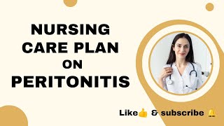 Nursing Care plan on peritonitis Ncp mgm nursinglife nursingstudent share careplan [upl. by Sinylg]